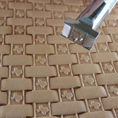 Texas Basket Weave Leather Stamp - Barry King | Pro Leather Carvers
