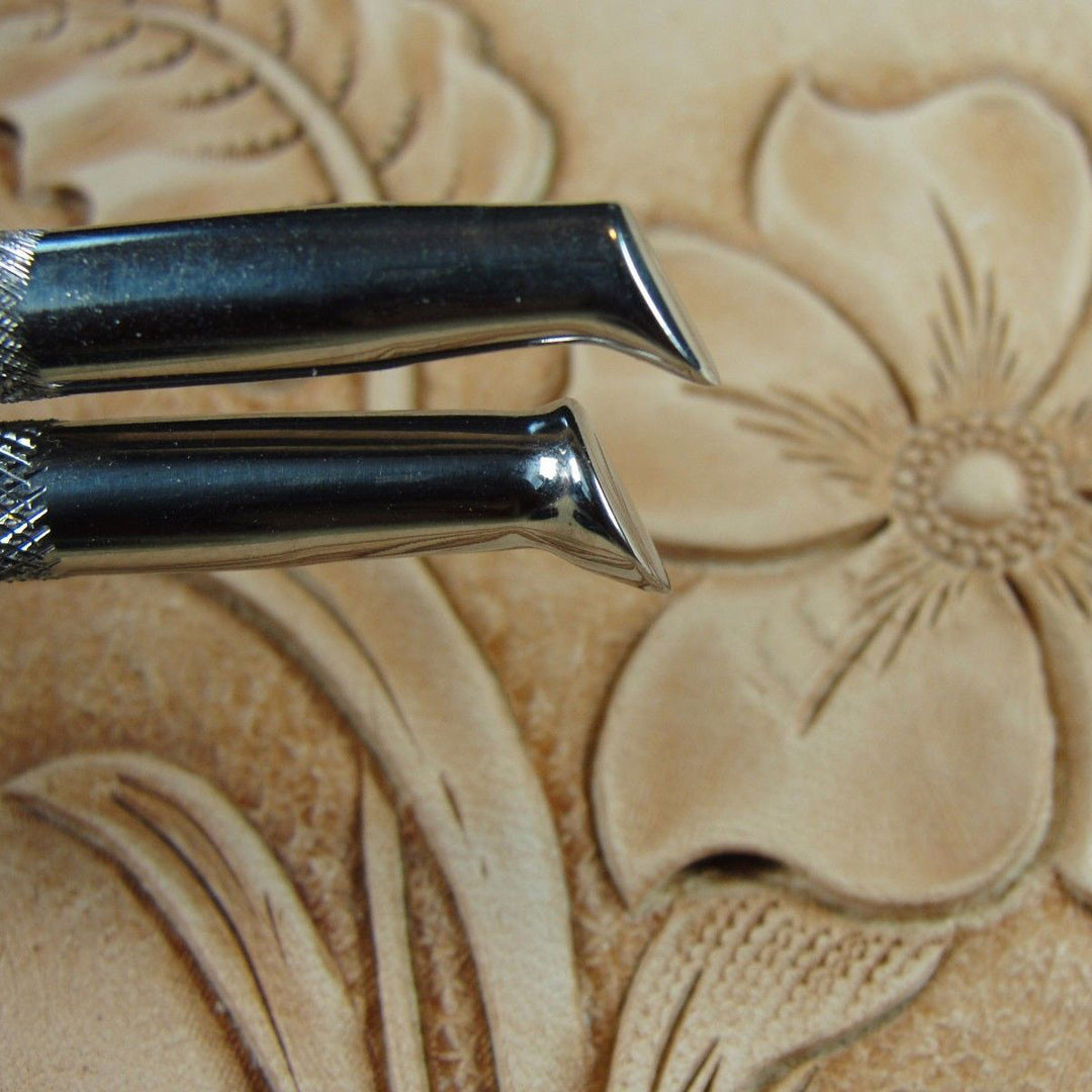 Smooth Low Angle Beveler Stamp Set, Barry King Leather Stamping Tools