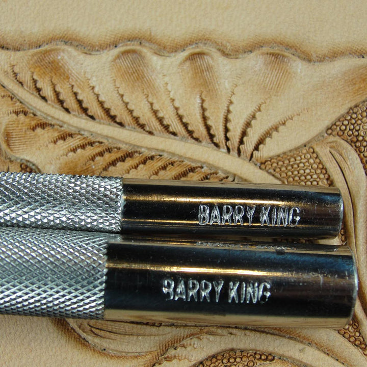 Vertical Thumb Print Leather Stamps - Barry King | Pro Leather Carvers