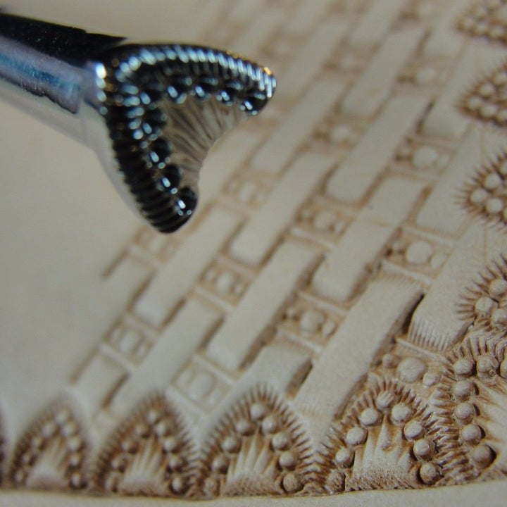 Wishbone Border Leather Stamp - Barry King Tools | Pro Leather Carvers