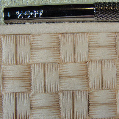 X507 Square Basket Weave Leather Stamp | Pro Leather Carvers