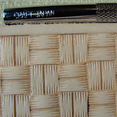 X507 Square Basket Weave Leather Stamp | Pro Leather Carvers