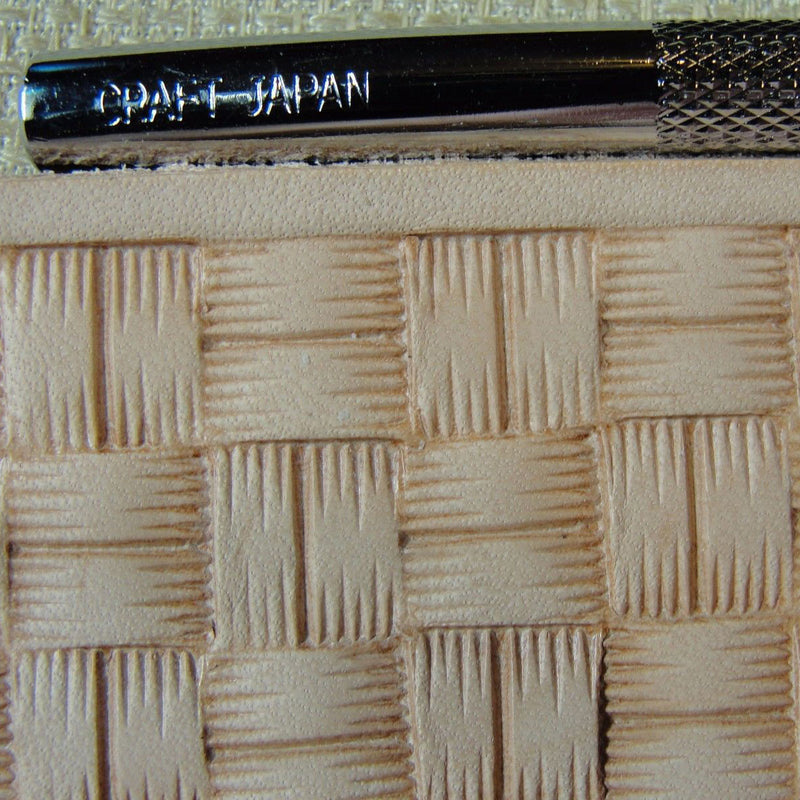 X507 Square Basket Weave Leather Stamp | Pro Leather Carvers