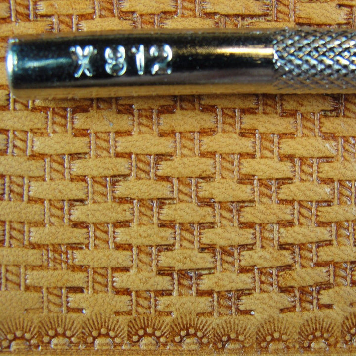 X812 Extra Small Rope Basket Weave Leather Stamp | Pro Leather Carvers
